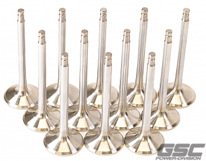 Nissan GT-R Exhaust Valve Set - GSC Power Division - +1mm Oversized - `07-`23 Nissan GT-R Exhaust Valve Set - GSC Power Division - +1mm Oversized - `07-`23